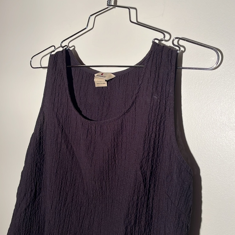 Woolrich Rayon Blend Black Tank Top - Picture 3 of 6